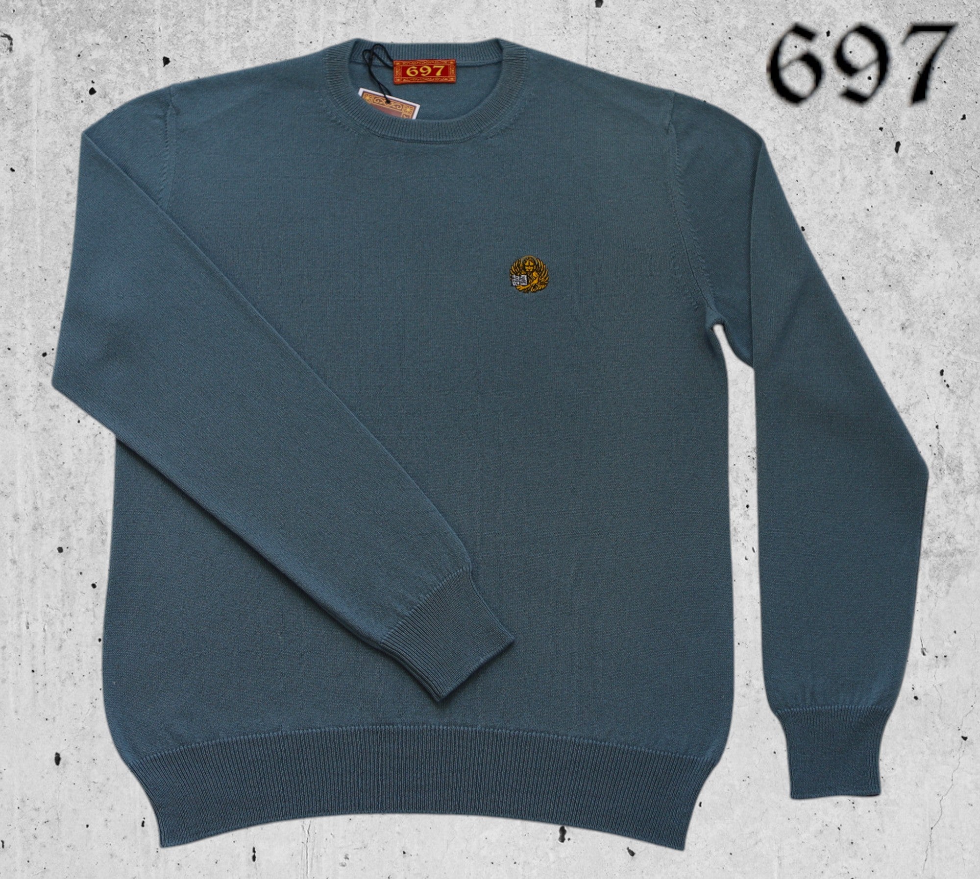 Maglione girocollo in puro cashmere