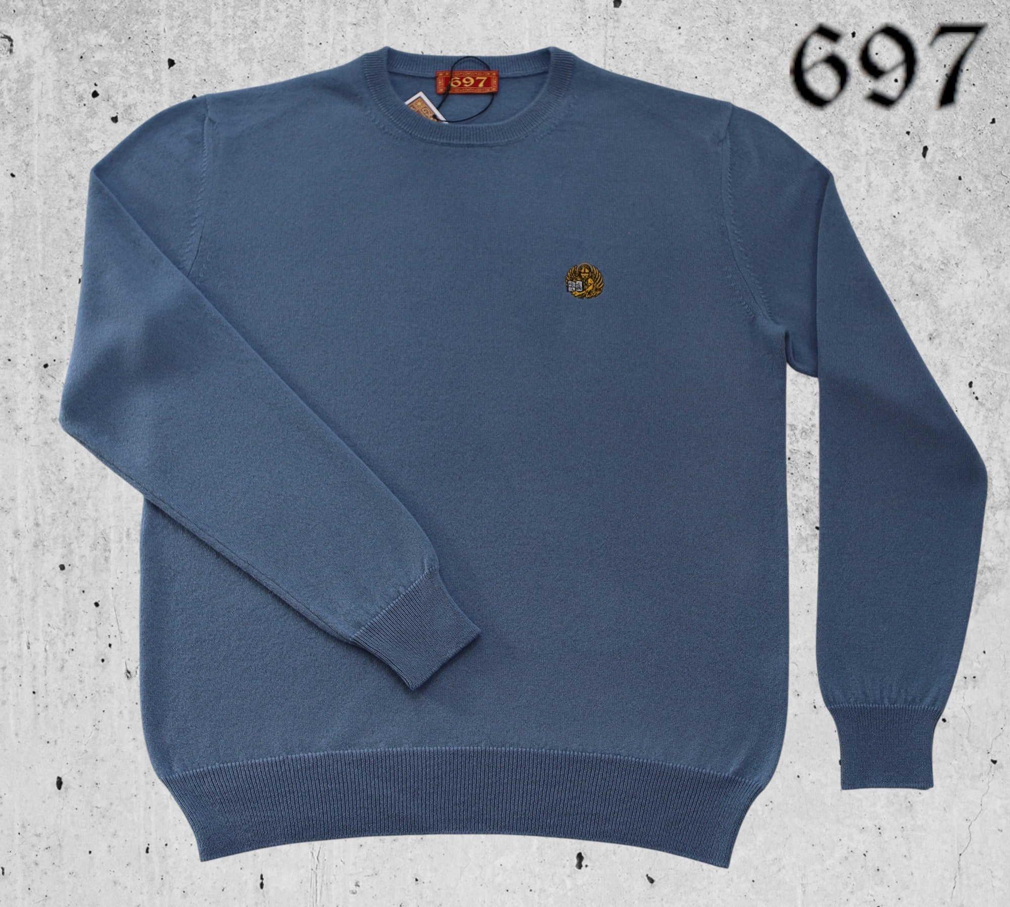 Maglione girocollo in puro cashmere