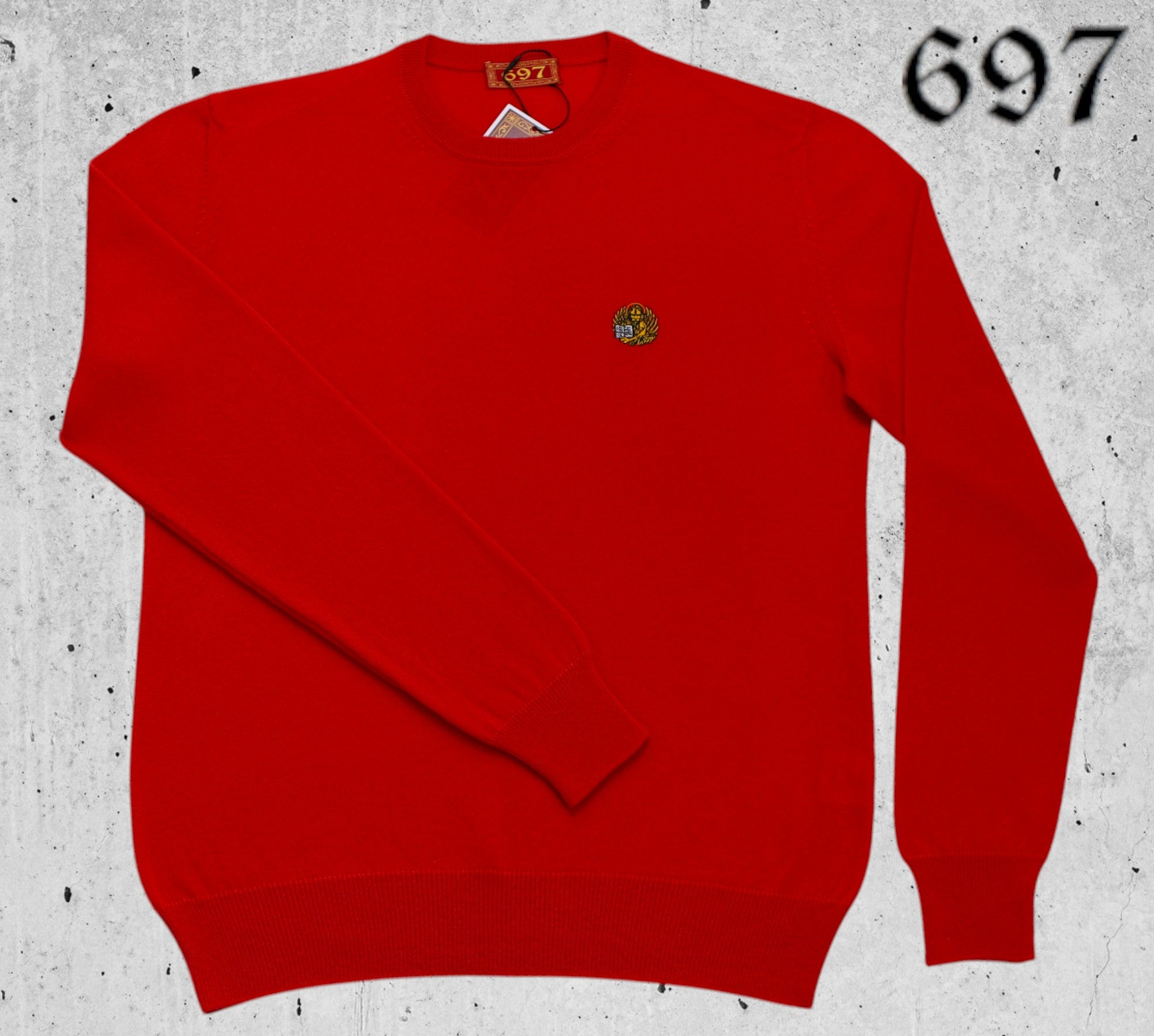 Maglione girocollo in puro cashmere