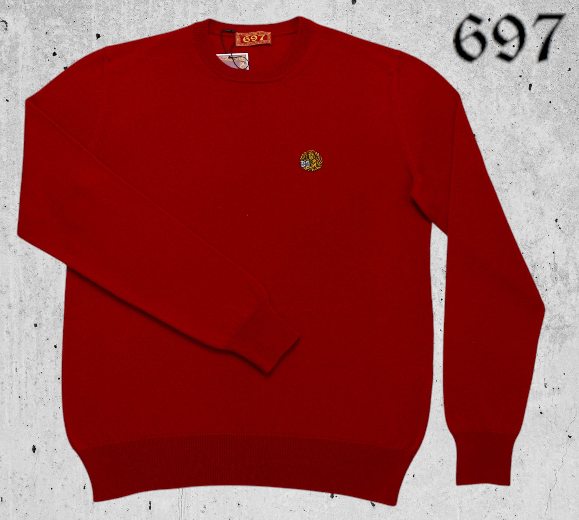 Maglione girocollo in puro cashmere