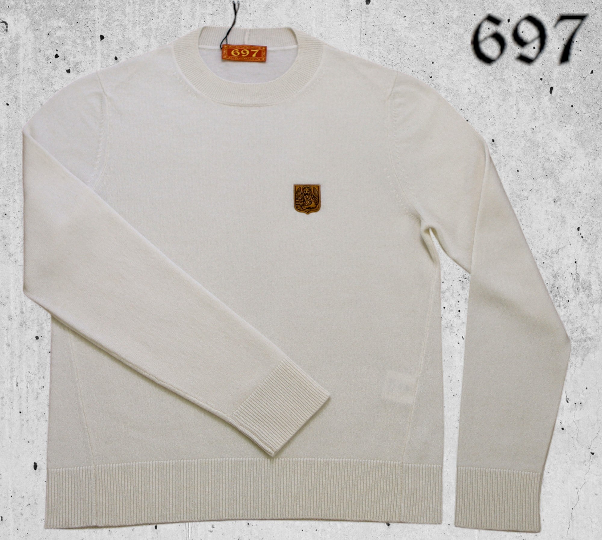 Maglione girocollo in puro cashmere donna