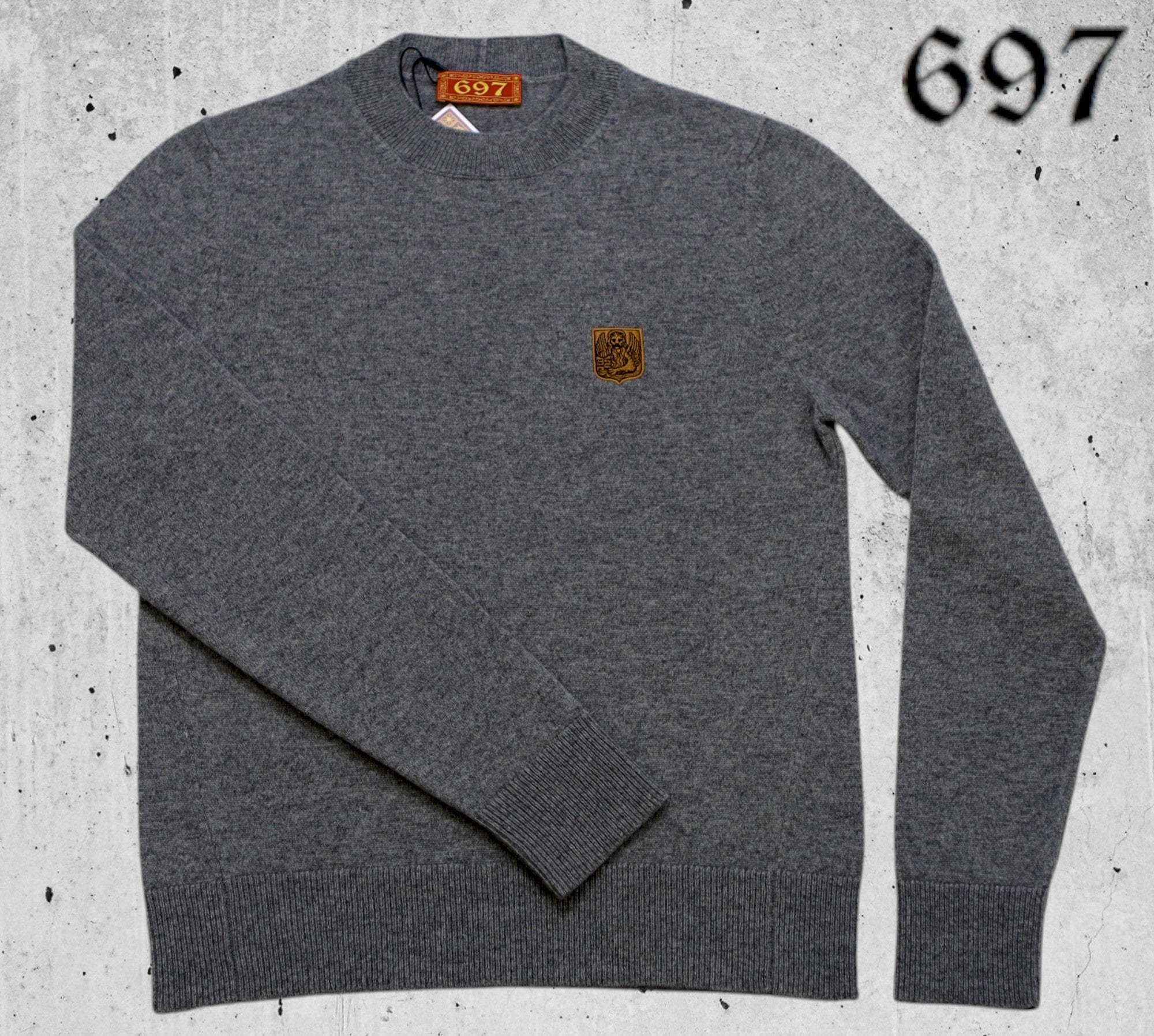 Maglione girocollo in puro cashmere donna
