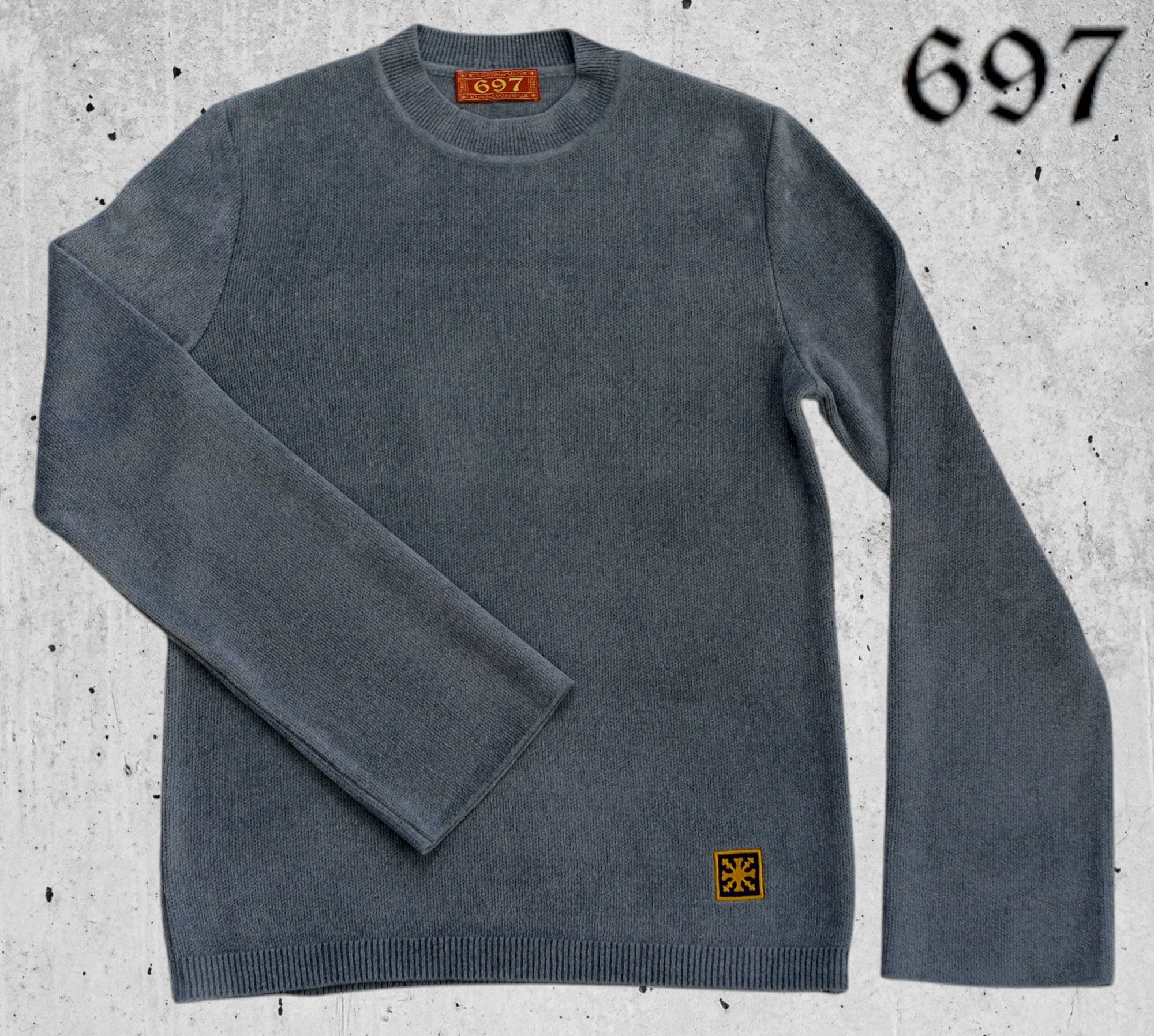 Maglia girocollo con manica diritta