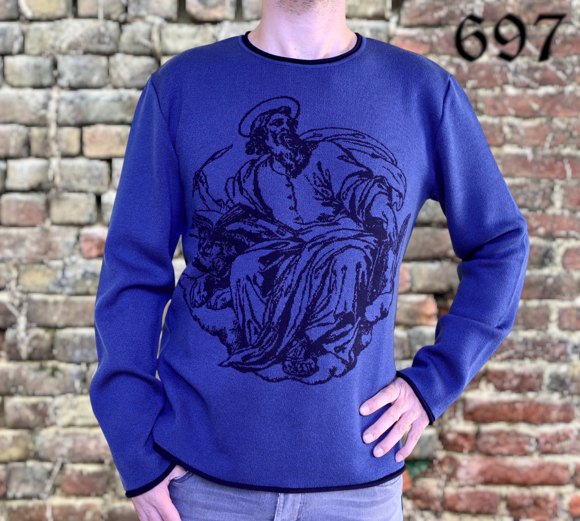 Maglione girocollo in lana San Marco Evangelista