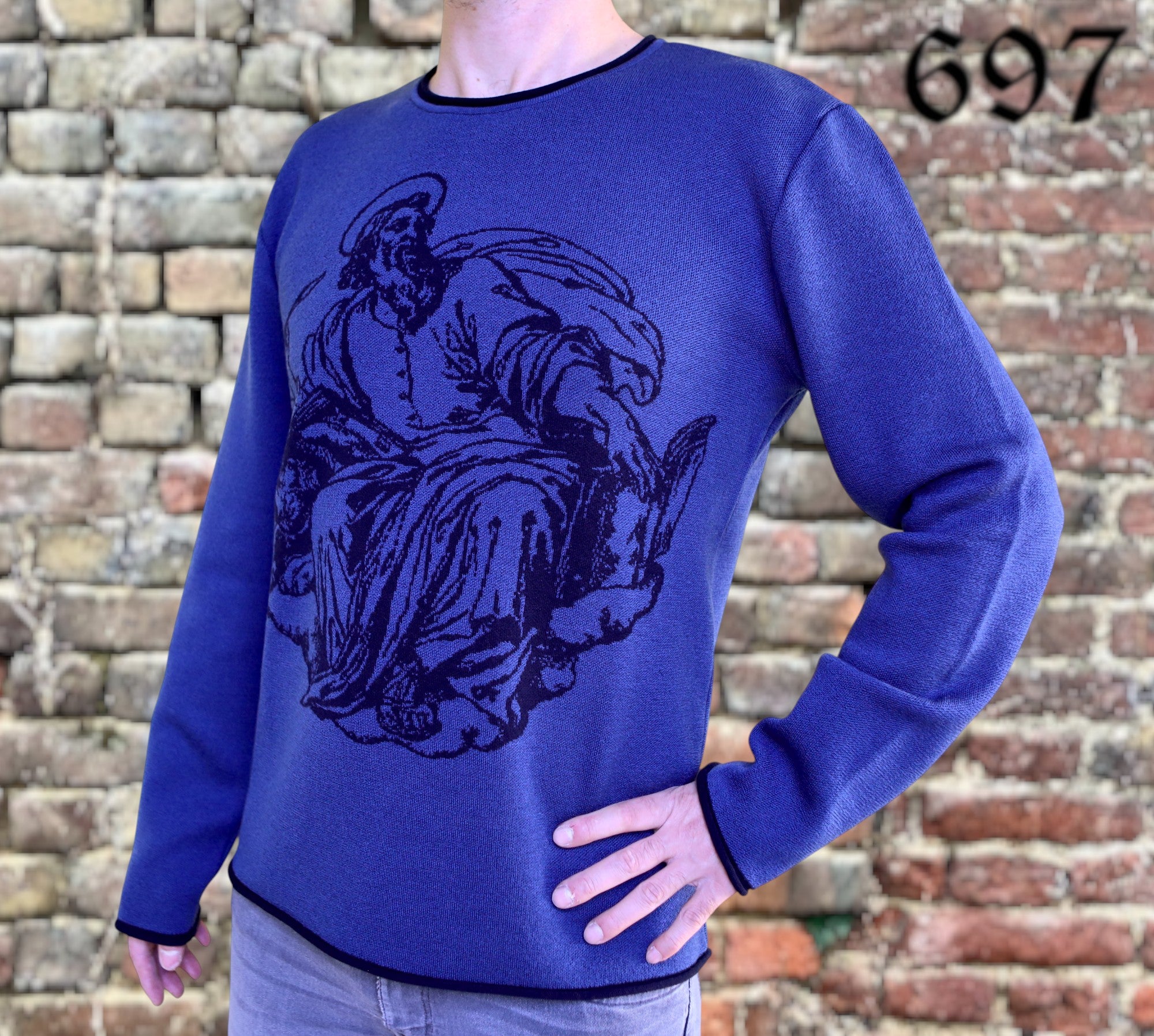 Maglione girocollo in lana San Marco Evangelista