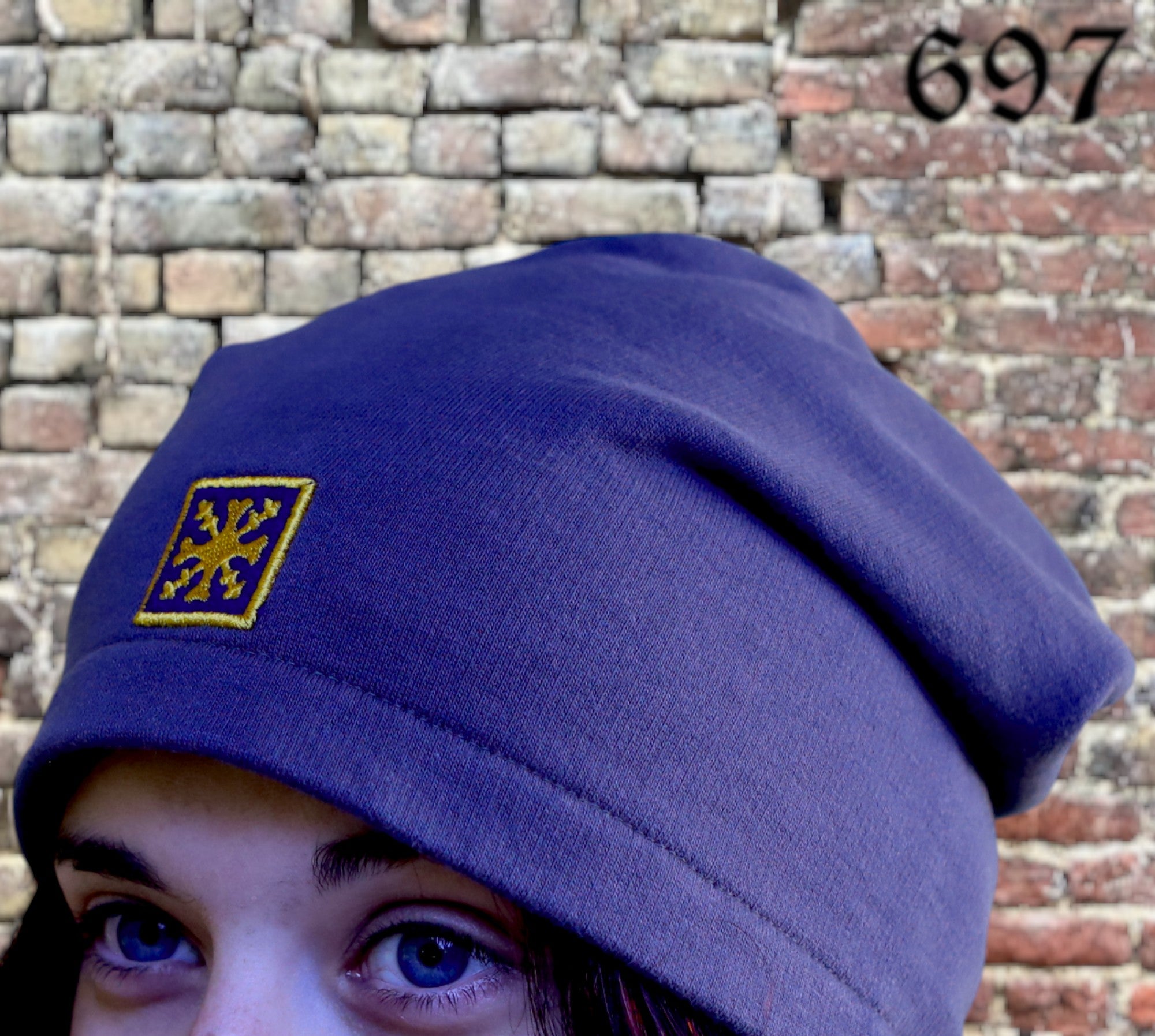 Beanie cuffia in felpa garzata