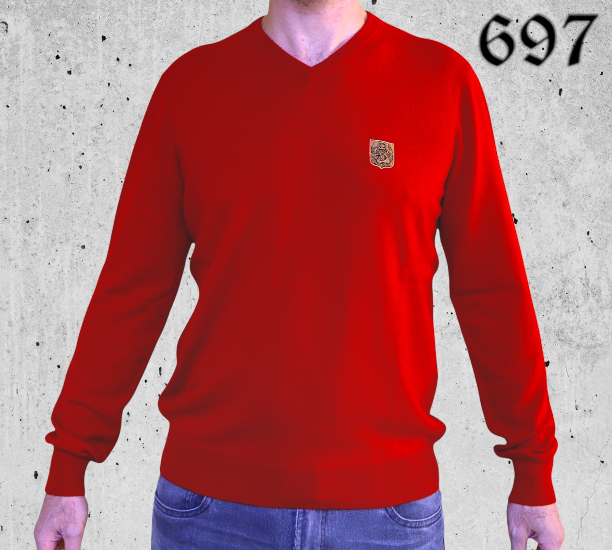 Maglione Scollo V in Puro Cashmere