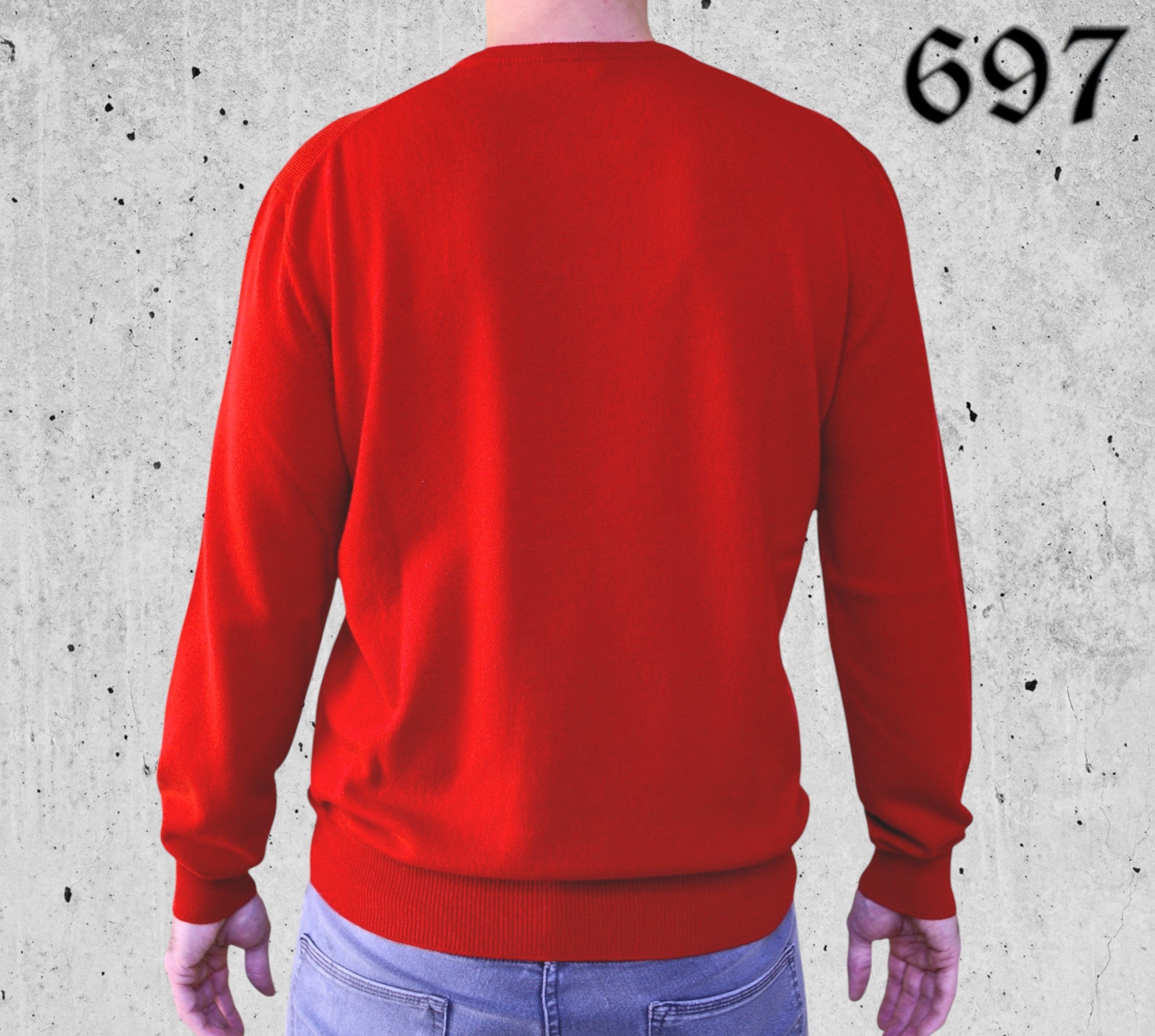 Maglione Scollo V in Puro Cashmere