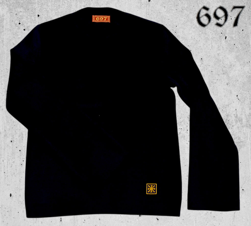 Maglia girocollo con manica diritta