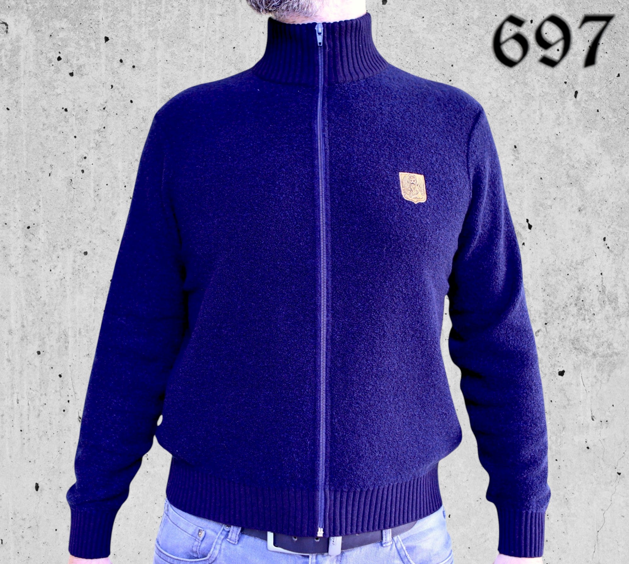 Giacchino con Zip in Lana Bouclè