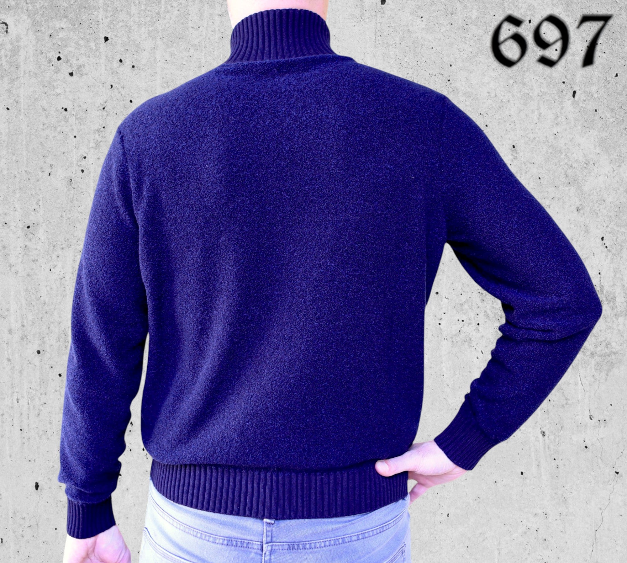 Giacchino con Zip in Lana Bouclè