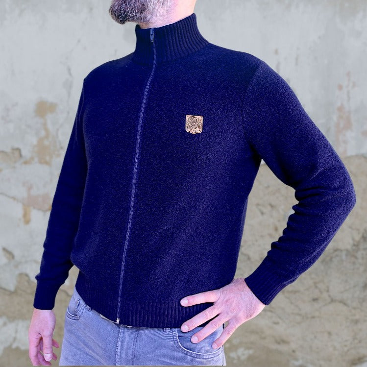 Giacchino con Zip in Lana Bouclè