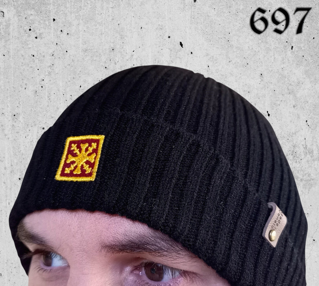 Berretto in Puro Cashmere a Coste Aderente