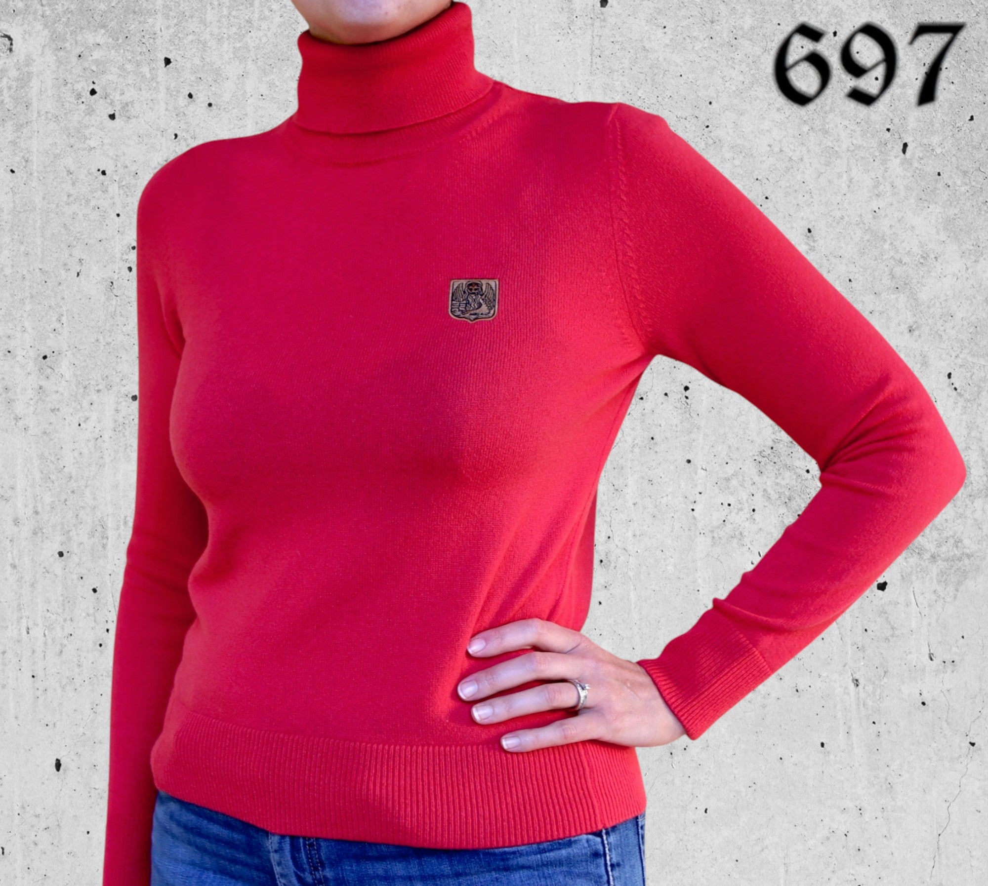 Maglione Dolcevita in Puro Cashmere