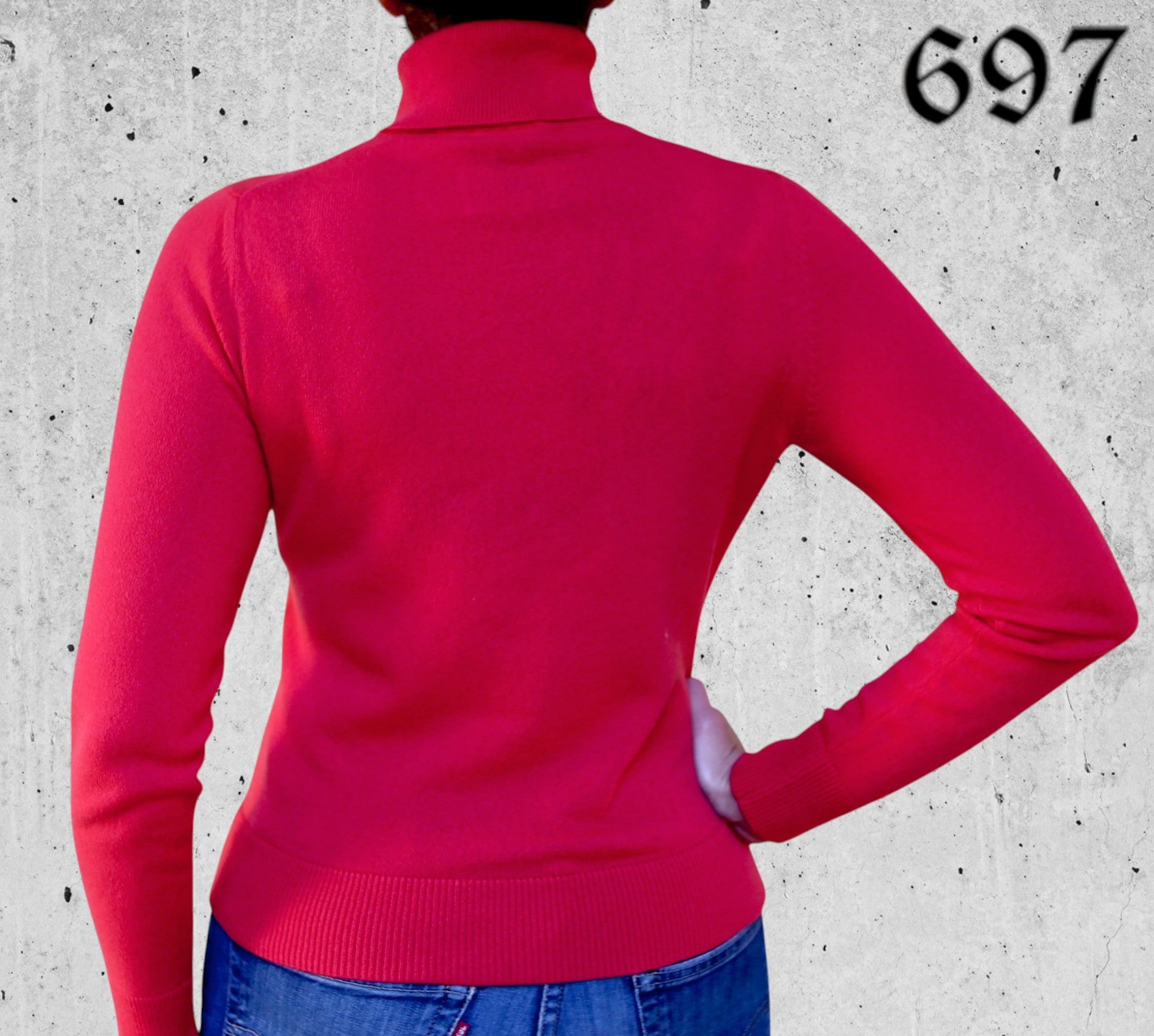 Maglione Dolcevita in Puro Cashmere