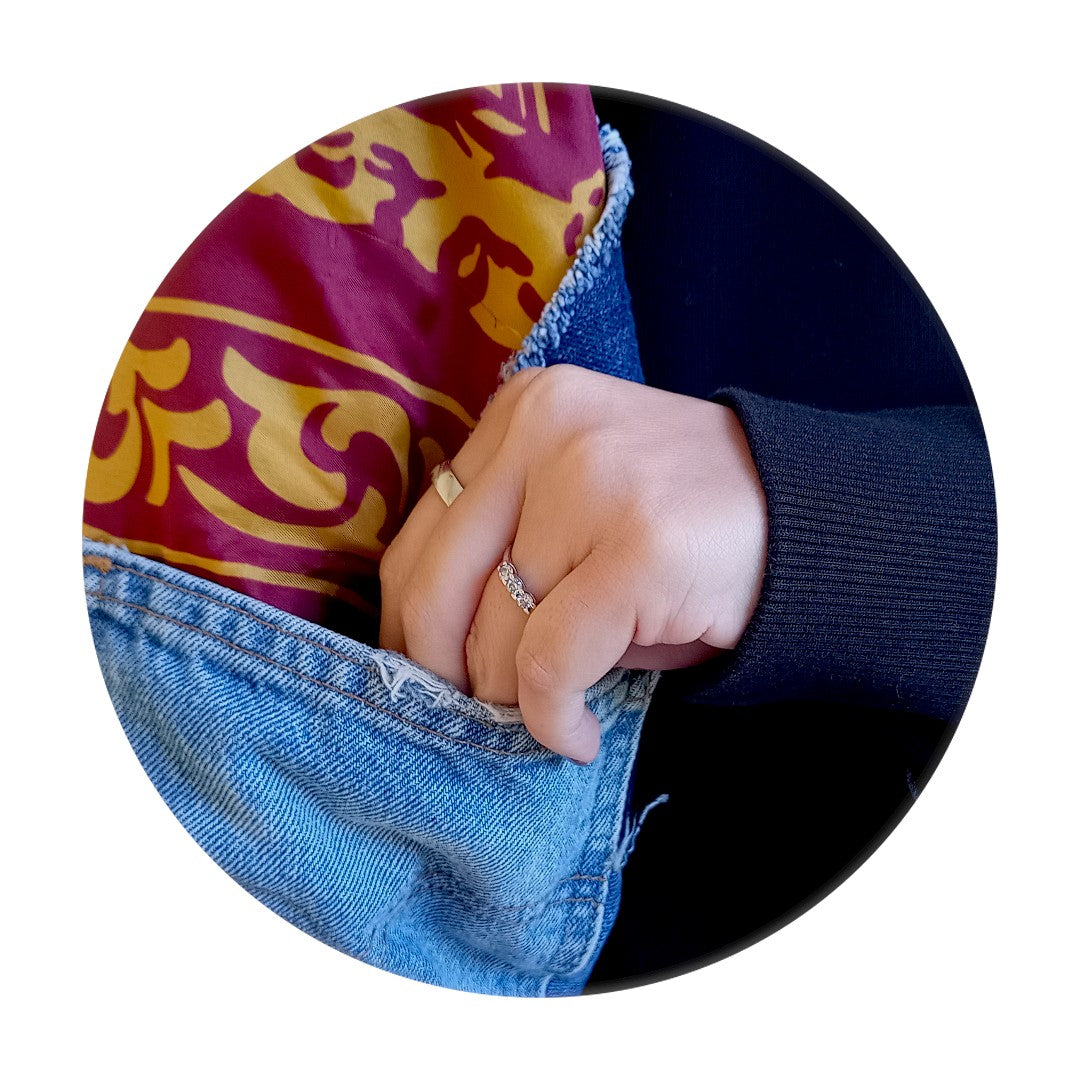 Felpa hoodie over con inserti Jeans vintage blu