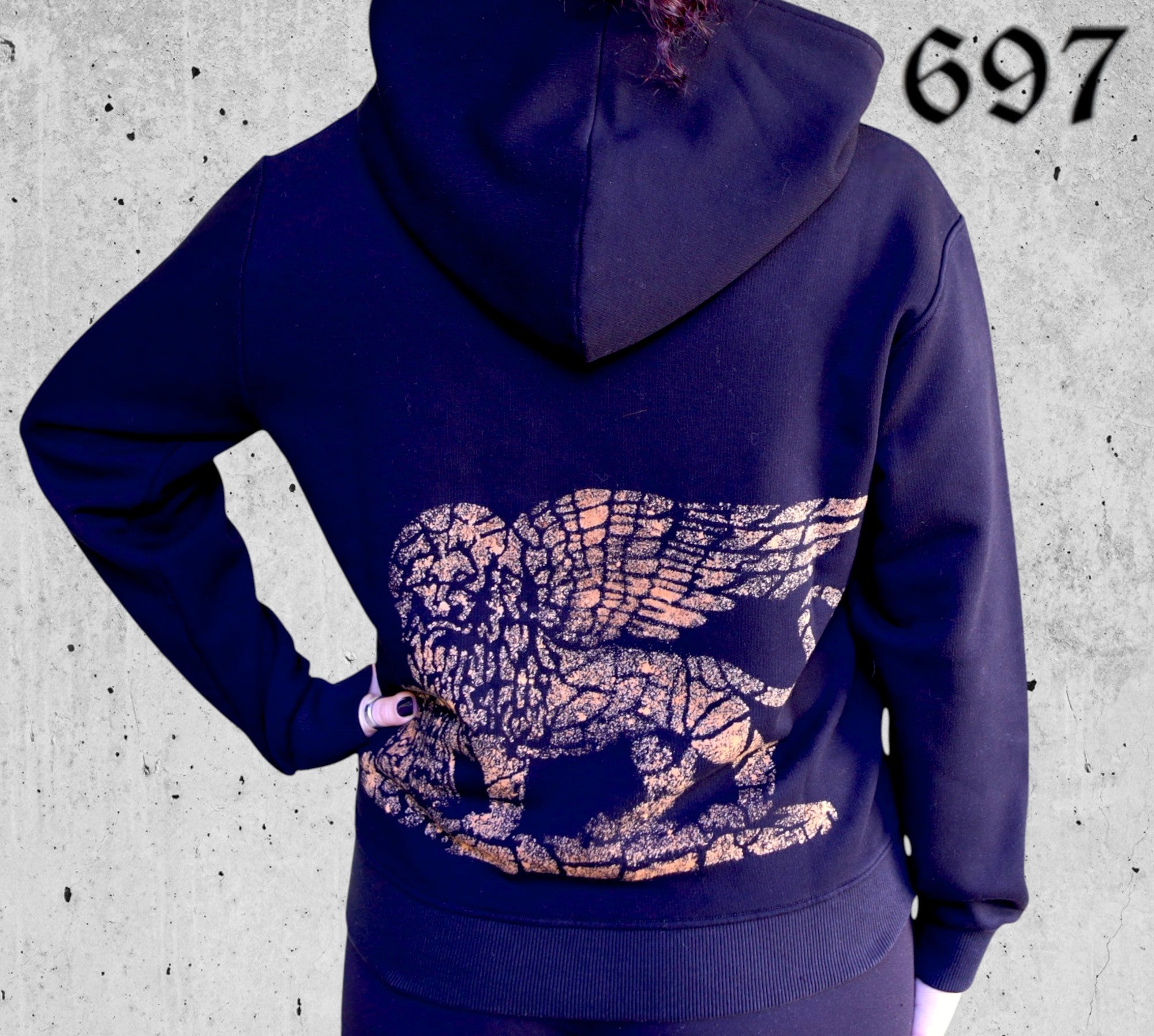 Felpa con Cappuccio Leone San Marco