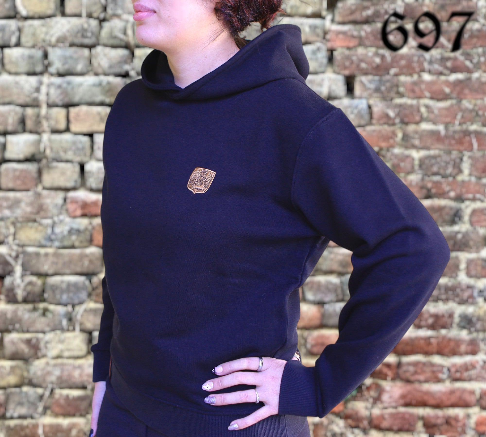 Felpa con cappuccio leone San Marco