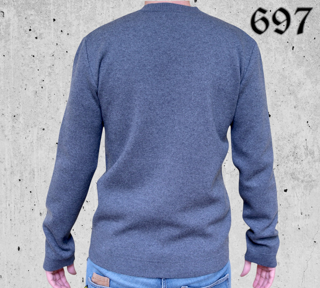 Maglione Scollo a V in Lana