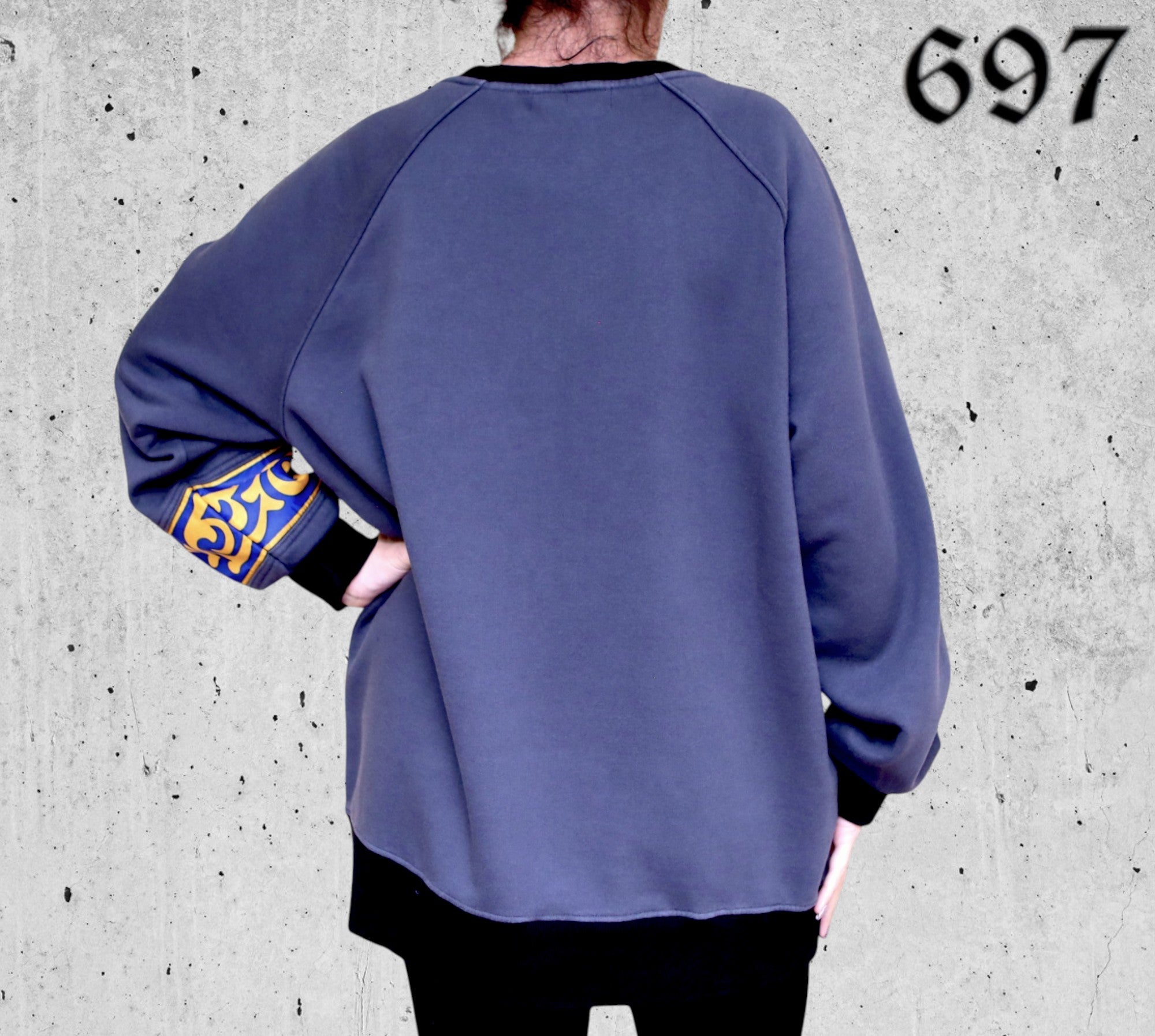 Felpa Girocollo con Coda Gonfalone di San Marco