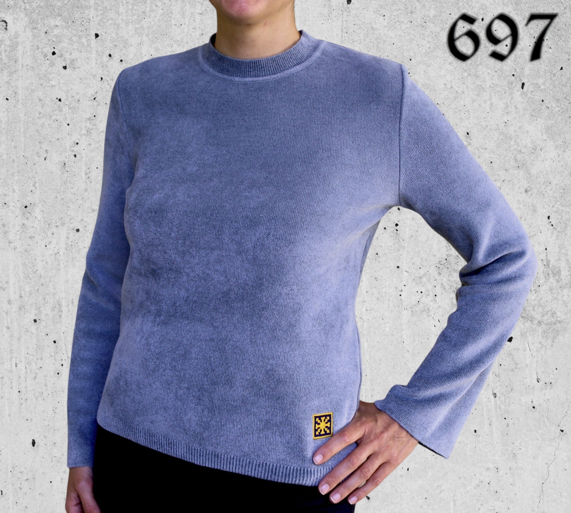 Maglia Girocollo con Manica Diritta