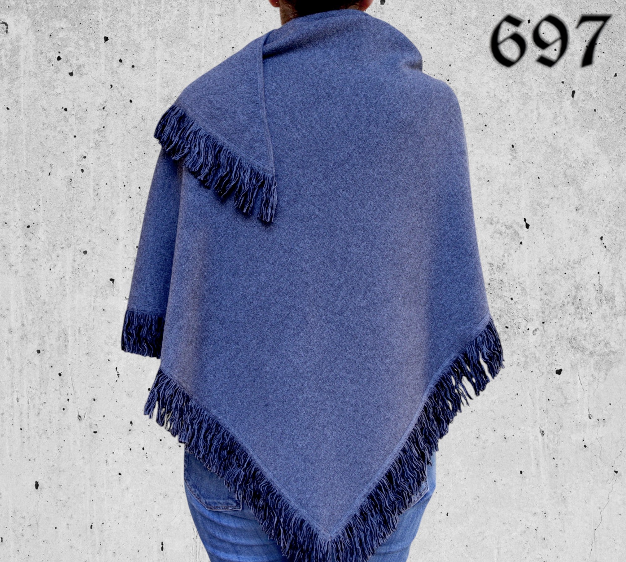 Scialle in Lana con Frange