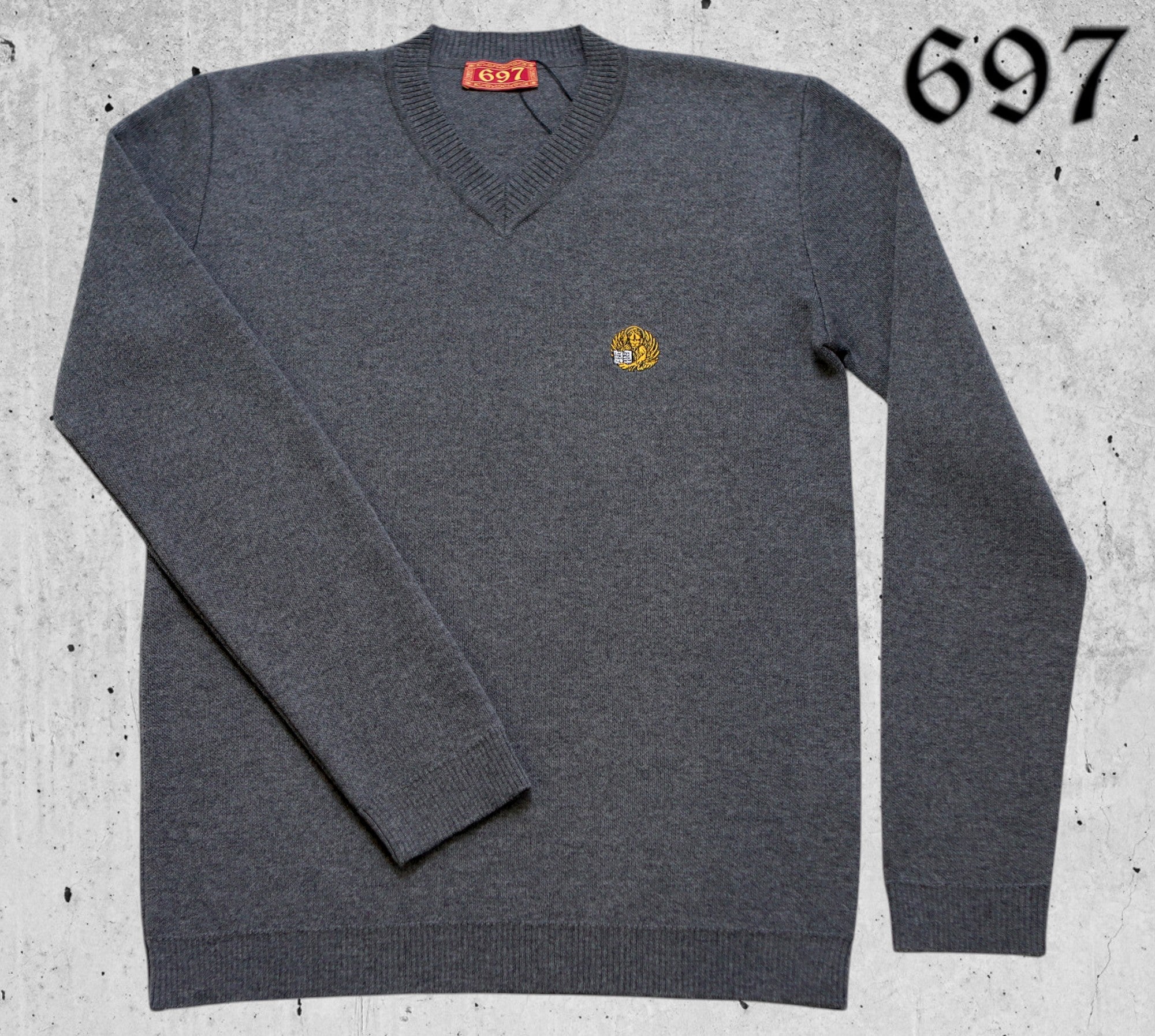 Maglione Scollo a V in Lana